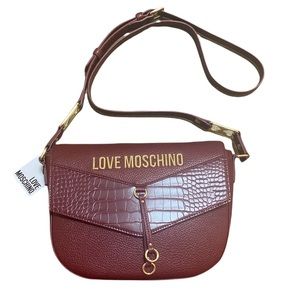 NWT Love Moschino Saddlebag